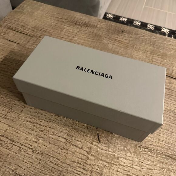 Balenciaga Croc Embossed Logo Sandals. - Picture 8 of 9